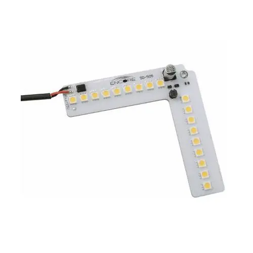 Encore Brass Under the Cap, Corner Fixture - 3w LED Light Strip