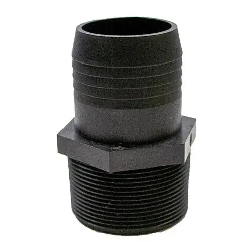 Green Leaf Black Adapter 2" MPT x 2" Barb - GreenLeaf