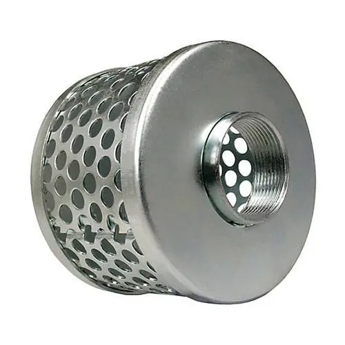 Green Leaf Round Hole Steel Basket Suction Strainer 2" Female NPT - GreenLeaf