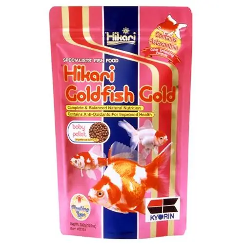 Hikari Gold Goldfish Food - Floating, Baby Pellets, 10.5 Ounces