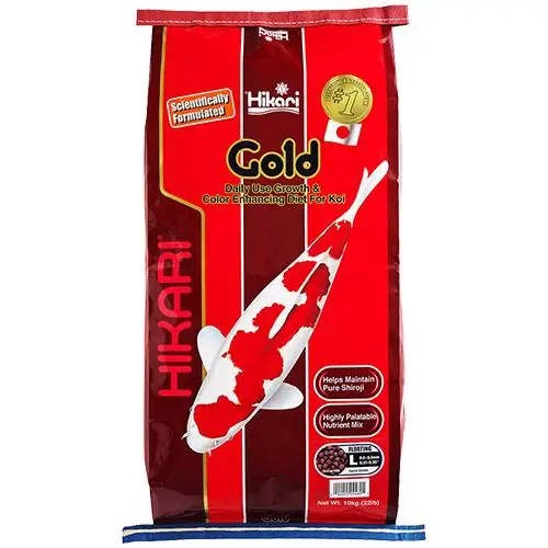 Hikari Gold Koi Food - Floating, Large Pellets, 22 lbs.
