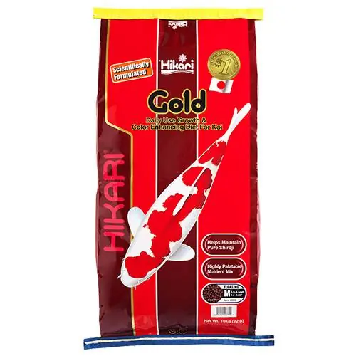 Hikari Gold Koi Food - Floating, Medium Pellets, 22 lbs.