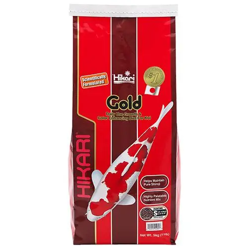 Hikari Gold Koi Food - Floating, Small Pellets, 11 lbs.