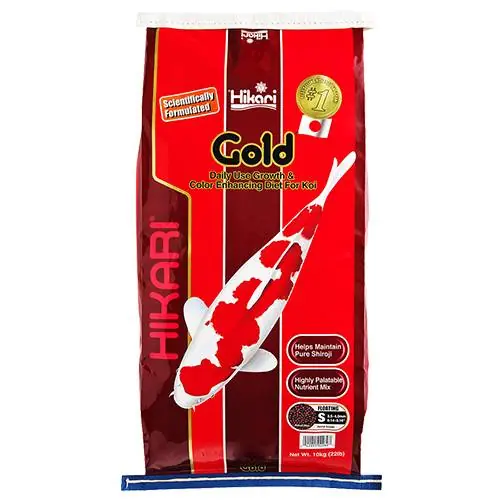 Hikari Gold Koi Food - Floating, Small Pellets, 22 lbs.