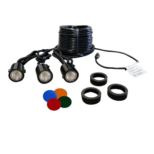Kasco LED Composite Lighting for 1/2 - 2 HP Fountains (3 Fixtures)