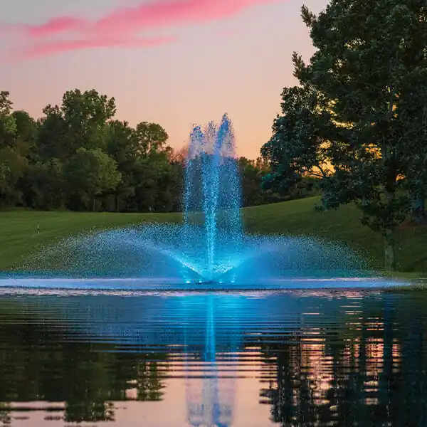 Kasco RGBW18 LED Lighting for 1/2 & 3/4 HP Fountains & Surface Aerators (2 Fixtures)
