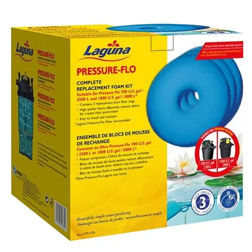 Laguna Replacement Foam for Pressure-Flo 700 & 1000 (Pack of 3)