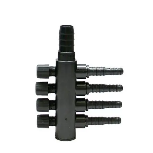 Matala 4 valves (5/16", 3/8") Plastic Air Manifold