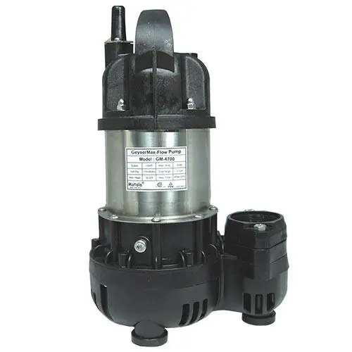 Matala 4700 GPH Geyser Max-Flow Pump 1/3 HP