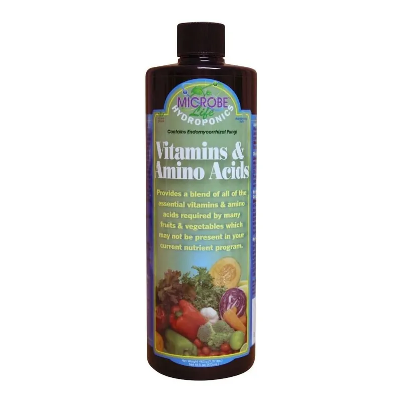 Microbe-Life Hydroponics Vitamins & Amino Acids, 16 Ounces