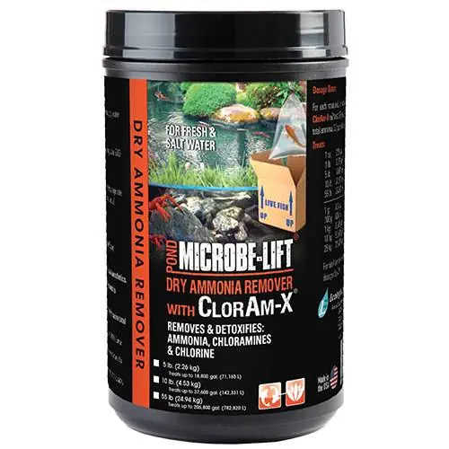 Microbe-Lift Dry Ammonia Remover / Cloram-X, 5 lbs.