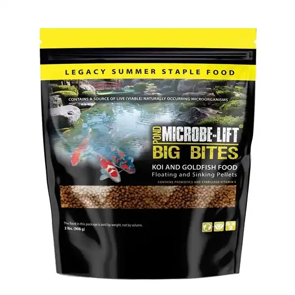 Microbe-Lift Big Bites Fish Food 2 lbs. 12 Ounces