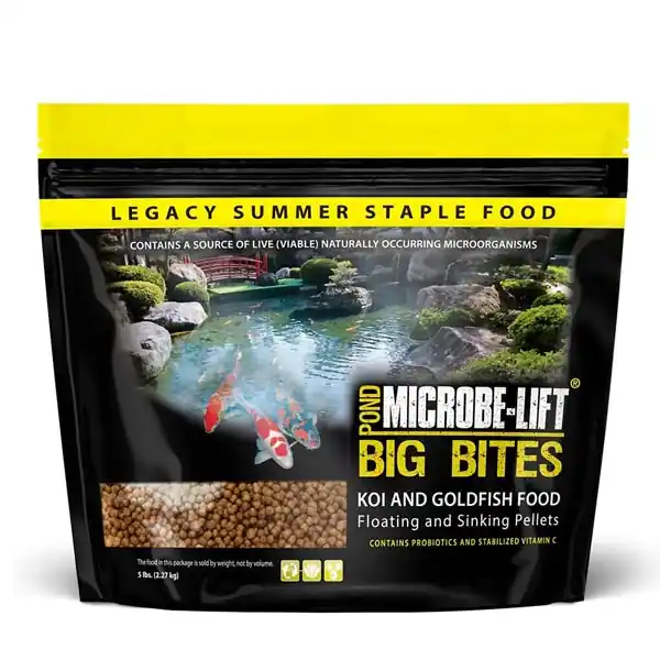 Microbe-Lift Big Bites Fish Food, 5 lbs.