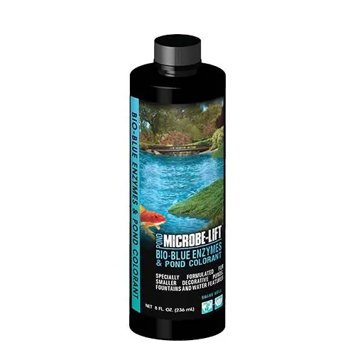 Microbe-Lift Bio-Blue Enzymes & Pond Colorant, 8 Ounces