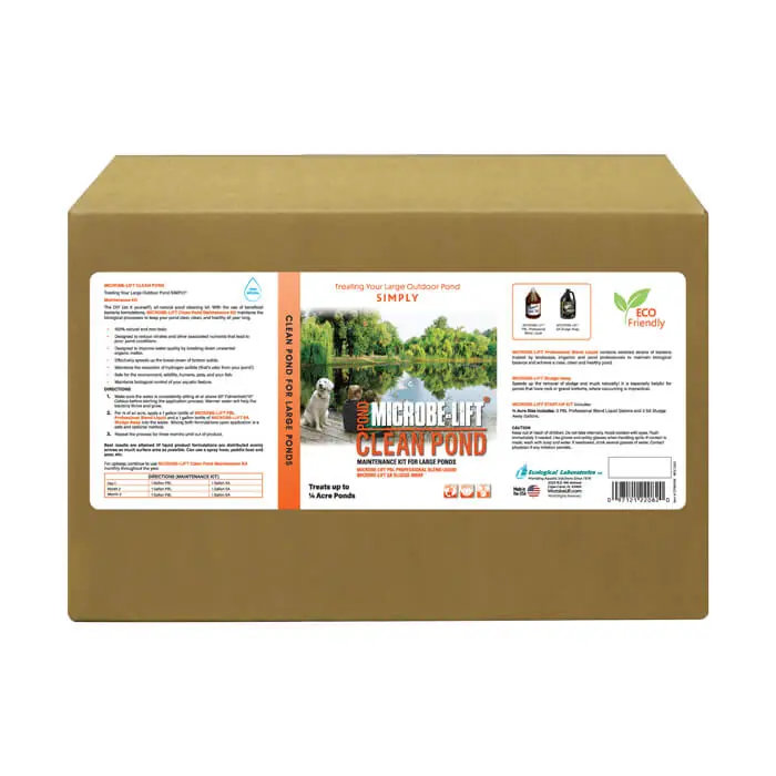 Microbe-Lift Clean Pond Maintenance Kit for Large Ponds