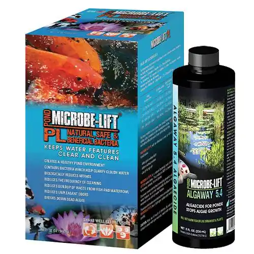 Microbe-Lift PL 32 Ounces & Algaway 5.4 8 Ounces combo