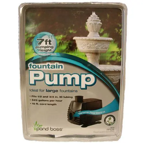 Pond Boss 525 GPH Fountain Pump