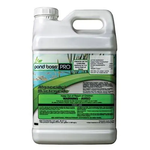 Pond Boss CALBAPR128 Algaecide/Bactericide, 1 Gallon