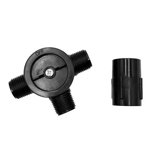 Pondmaster 1" x 1" x 3/4" Adjustable 3-way Valve