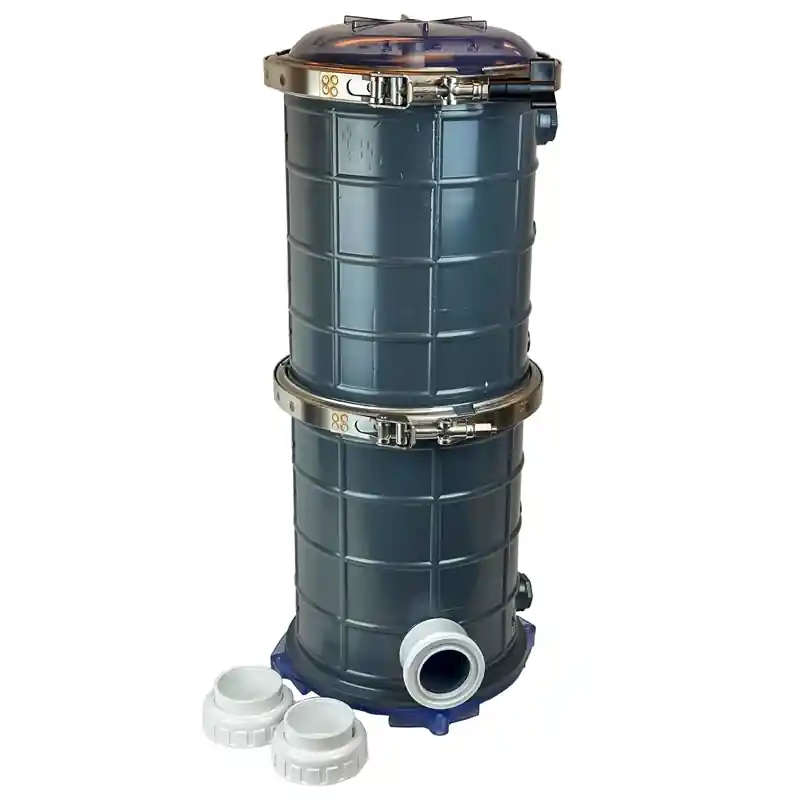 PurFlo 2 High Grey Basket Strainer w/ ABS Basket - Bulk System Inc