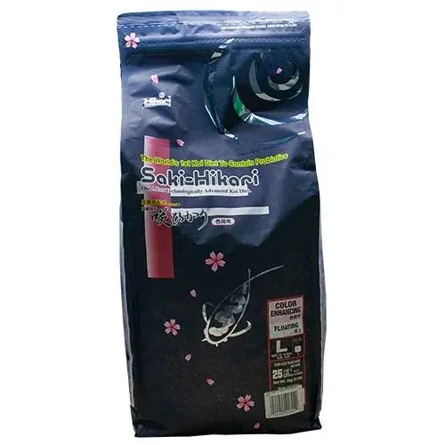 Saki Hikari Color Enhancing Koi Food - Floating, Large Pellets, 11 lbs.