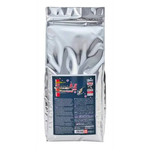 Saki Hikari Deep Red Supplemental Koi Food, Medium Pellets, 22 lbs.