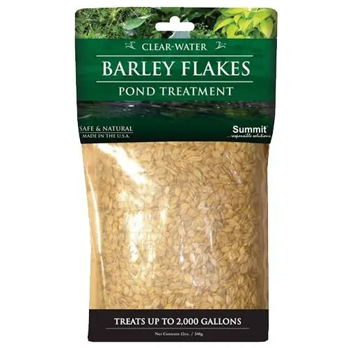 Summit Barley Flakes Pond Treatment, 12 Ounces - Summit Chemical Co.