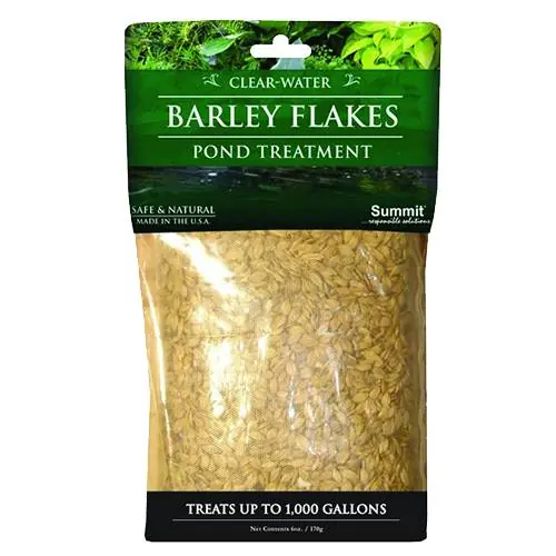 Summit Barley Flakes Pond Treatment, 6 Ounces - Summit Chemical Co.