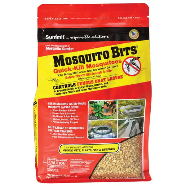 Summit Mosquito Bits, 30 oz. - Kills Mosquito Larvae within 24 hours