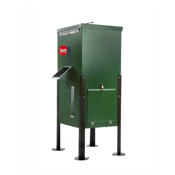 Sweeney Feeders - Directional Feeder, 125 lb. capacity | Green Finish | Dock Legs