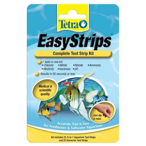 Tetra EasyStrips Complete Test Strip Kit, 25 count - Tetra Pond