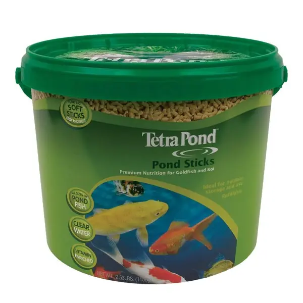 Tetra Floating Food Sticks, 2.53 lbs. Bucket - Tetra Pond