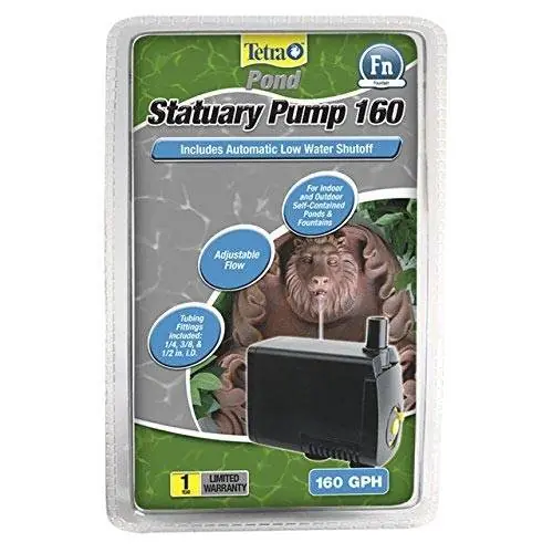 Tetra Statuary & Fountain Pump 160 GPH - Tetra Pond