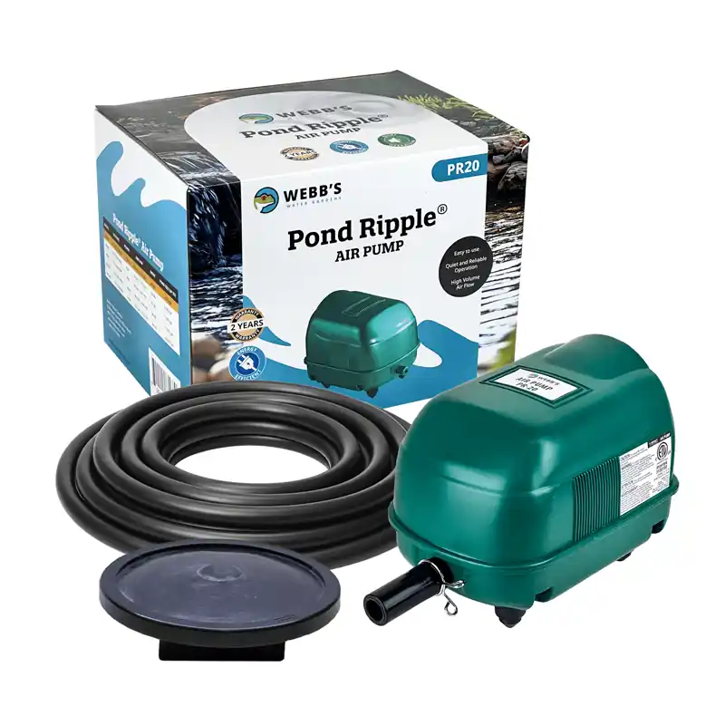 Webb's PR20 Deluxe Pond Ripple Aeration Pond Kit - up to 2,000 gallons