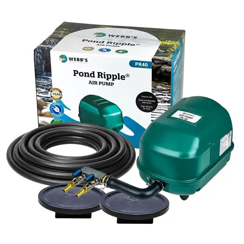 Webb's PR40 Deluxe Pond Ripple Aeration Pond Kit - up to 5,000 gallons