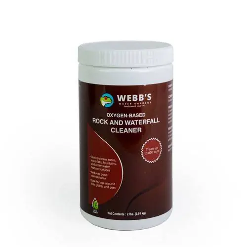 Webb's Water Gardens Oxygen-Based Rock & Waterfall Cleaner