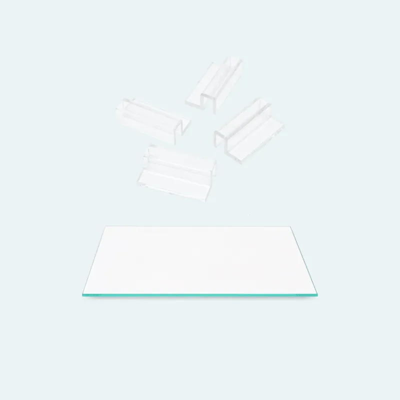 UNS Cube Tank Glass Lid With Clear Clips - Ultum Nature Systems