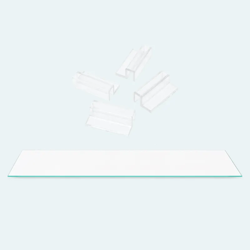 UNS Long Tank Glass Lid With Clear Clips - Ultum Nature Systems