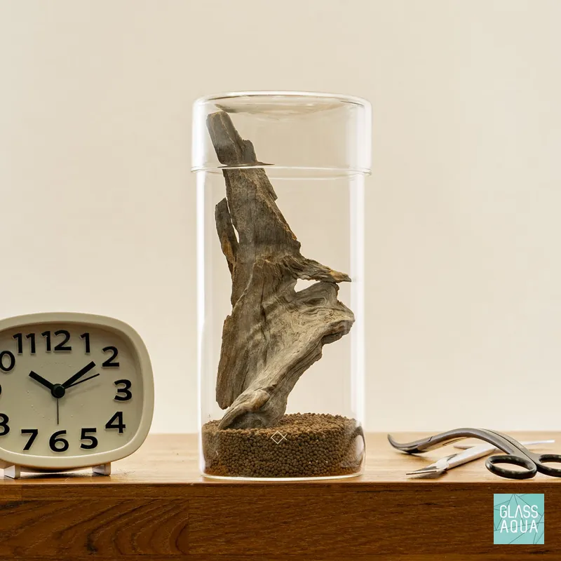 Miniature Terrarium Kit 001 - Glass Aqua
