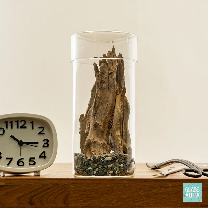 Miniature Terrarium Kit 003 - Glass Aqua