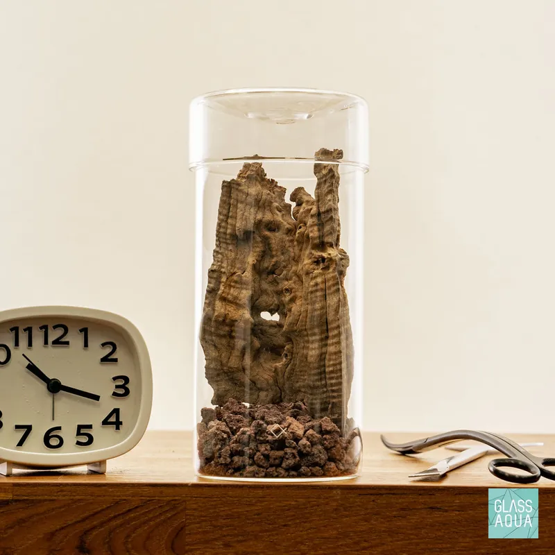 Miniature Terrarium Kit 004 - Glass Aqua
