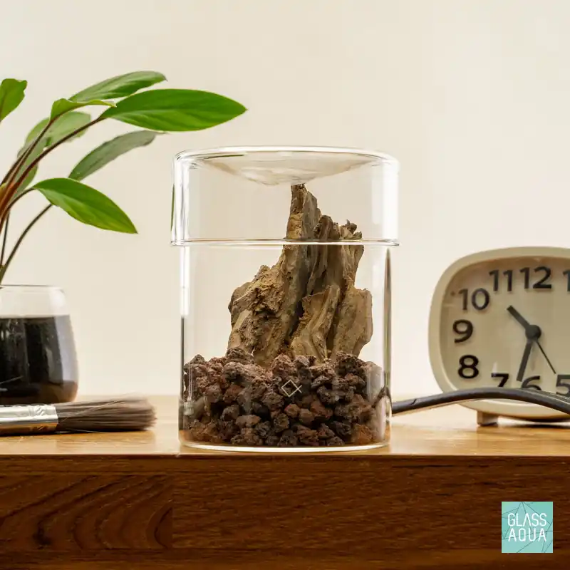 Miniature Terrarium Kit 009 - Glass Aqua