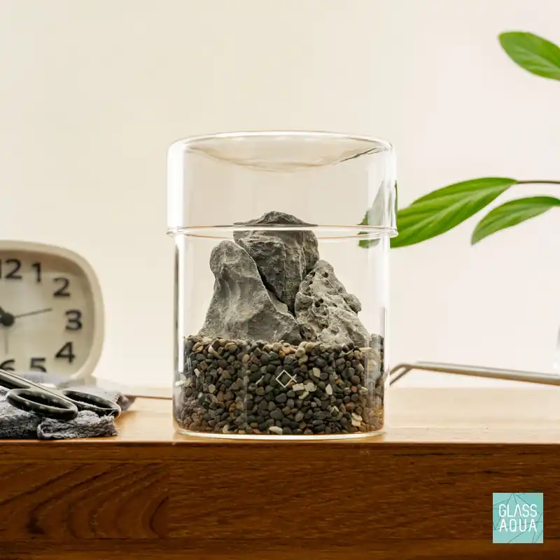 Miniature Terrarium Kit 013 - Glass Aqua