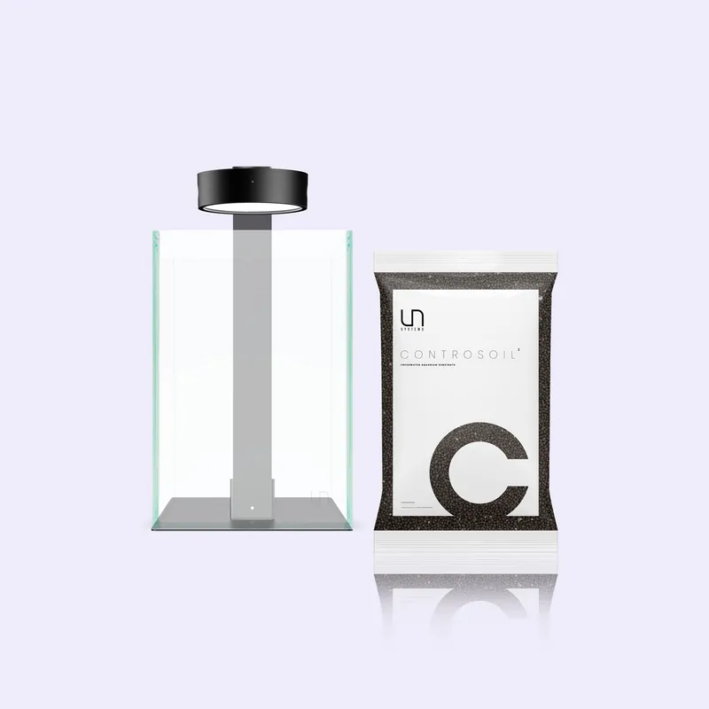 Desktop Tall Aquarium Starter Kit - Glass Aqua