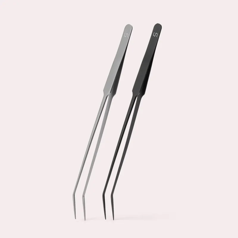 UNS Aquascaping Tools - Curved Tweezers (Pinsettes)