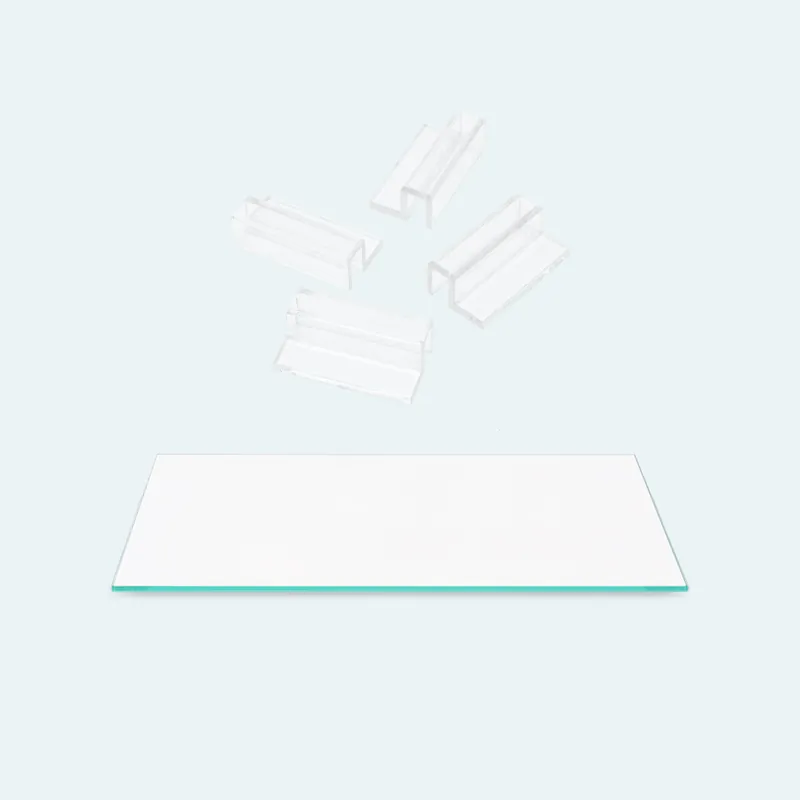 UNS Tall Tank Glass Lid With Clear Clips - Ultum Nature Systems