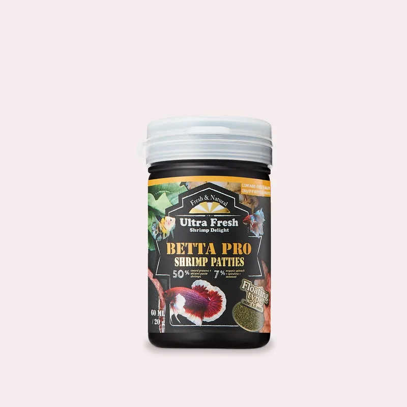 Betta Fish Food - Ultra Fresh Betta Pro Shrimp Patties