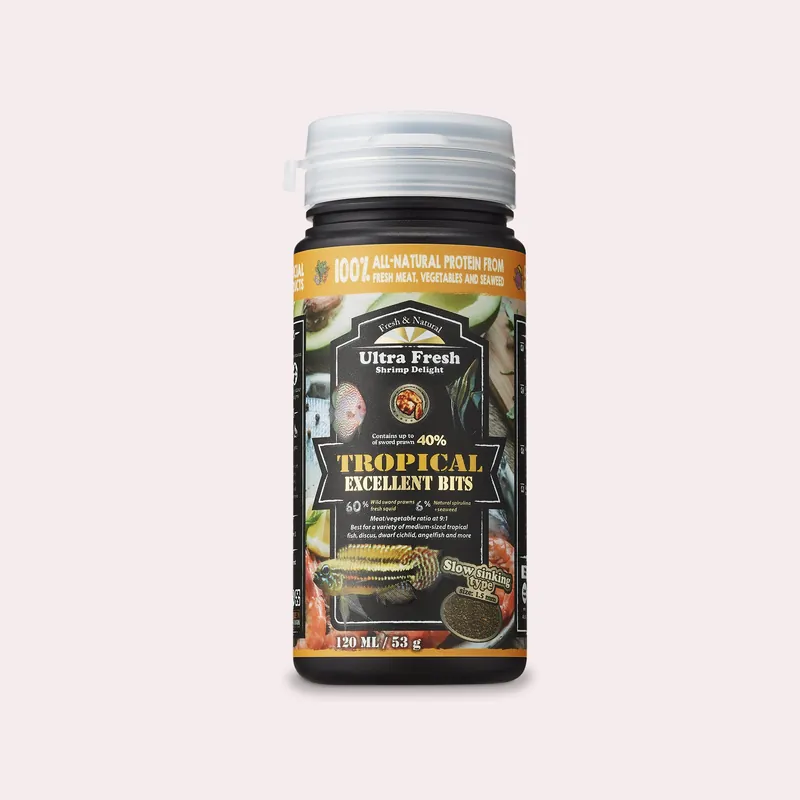 Tropical Fish Food - Ultra Fresh Micro Pellets & Excellent Bits