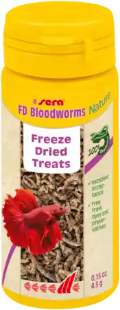 Sera FD Bloodworms Nature Freeze Dried Treats
