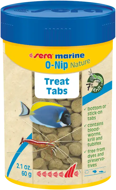 Sera Marine O-Nip Nature Treat Tabs 2.1 oz